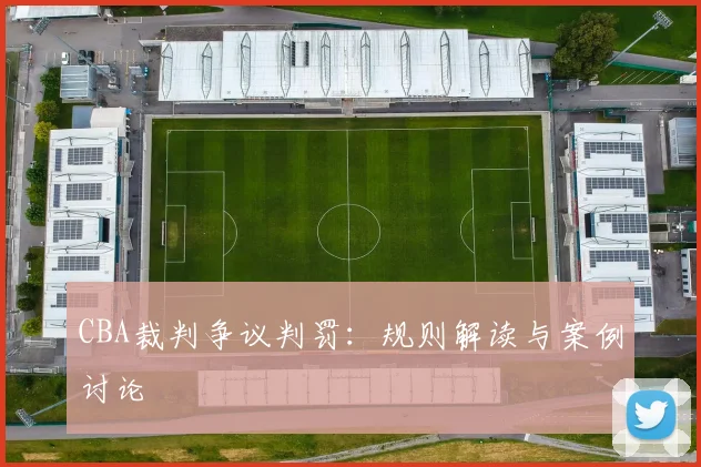 CBA裁判争议判罚:规则解读与案例讨论